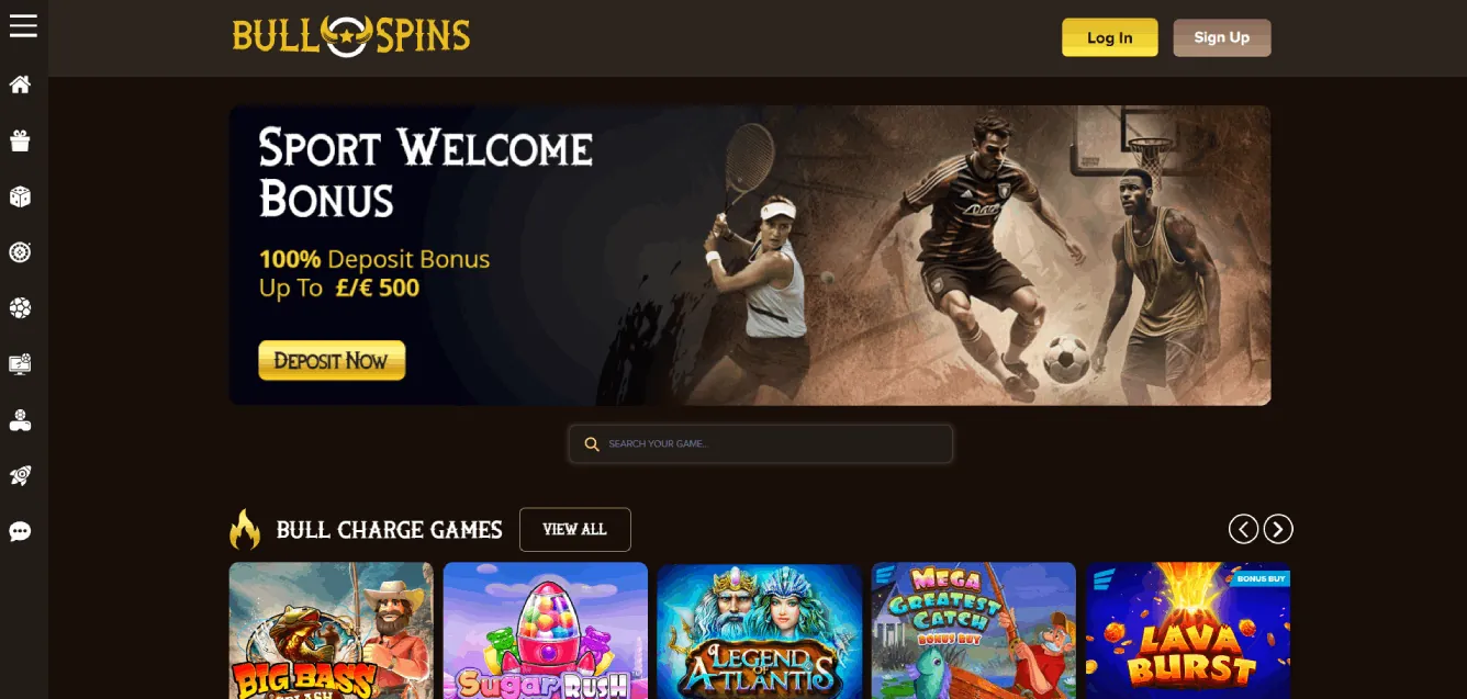 Bullspins screenshot