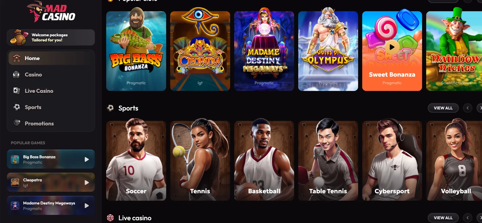 Mad Casino screenshot